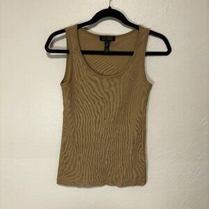 Lauren Ralph Lauren Tan Tank Top Size Small